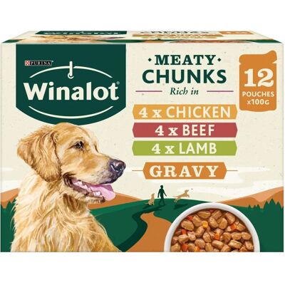 Purina Winalot Adult Dog Selection - Meat & Veggies in Gravy - Dog Food Purina Winalot Adult Dog Selection - Meat & Veggies in Gravy - Dog Food