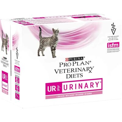 Cibo per gatti Purina Pro Plan Veterinary Diets UR Urinary - 85g x 10 Cibo per gatti Purina Pro Plan Veterinary Diets UR Urinary - 85g x 10