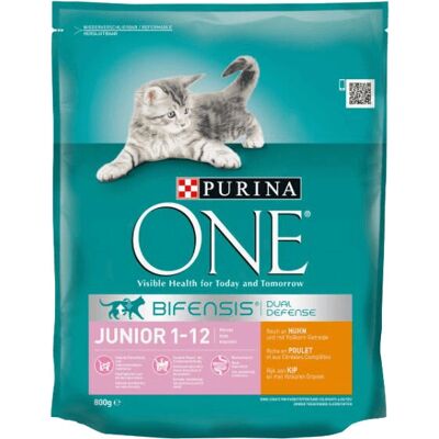 Purina - Junior Katzenfutter mit Huhn & Getreide 800 g - Trockenfutter für Kätzchen Purina - Junior Katzenfutter mit Huhn & Getreide 800 g - Trockenfutter für Kätzchen