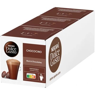 NESCAFÉ Dolce Gusto Chococino - Capsules de Café - Chocolat Rich et Vanille - Publicité NESCAFÉ Dolce Gusto Chococino - Capsules de Café - Chocolat Rich et Vanille - Publicité