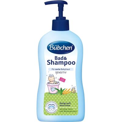 Bübchen Kids Bath & Shampoo - Delicato, Nutriente, 400 ml Bübchen Kids Bath & Shampoo - Delicato, Nutriente, 400 ml