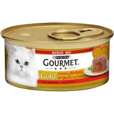 Confezione di Cibo Umido per Gatti Gourmet Gold Cuore Morbido - 85g Confezione di Cibo Umido per Gatti Gourmet Gold Cuore Morbido - 85g