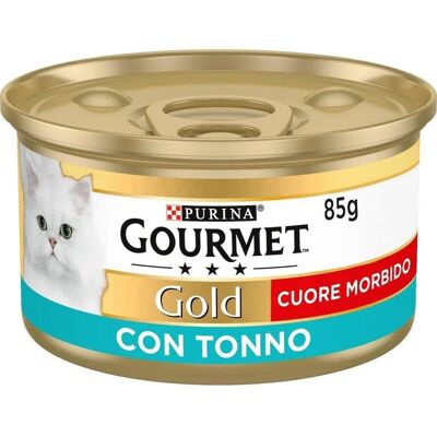 Purina Gourmet Gold Cuore Morbido in Lattina per Gatti Purina Gourmet Gold Cuore Morbido in Lattina per Gatti