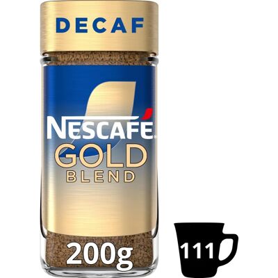 Nescafe Gold Blend Decaf 200g - Coffee Nescafe Gold Blend Decaf 200g - Coffee