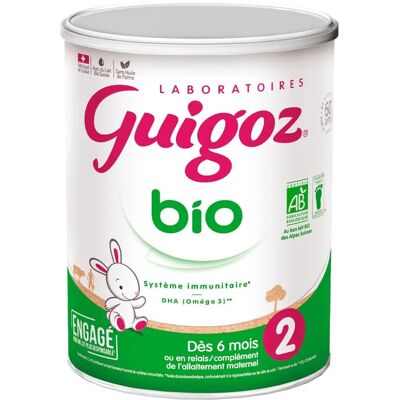 Lait Bio Guigoz - 6-12 Mois - Modèle: 2ème Age - Publicité Lait Bio Guigoz - 6-12 Mois - Modèle: 2ème Age - Publicité