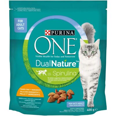 Cibo per gatti Purina One DualNature - Supporta immunità e salute dentale Cibo per gatti Purina One DualNature - Supporta immunità e salute dentale