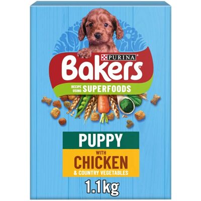 Bakers Puppy Chicken Vegetables - Dog Food 1.1kg Bakers Puppy Chicken Vegetables - Dog Food 1.1kg