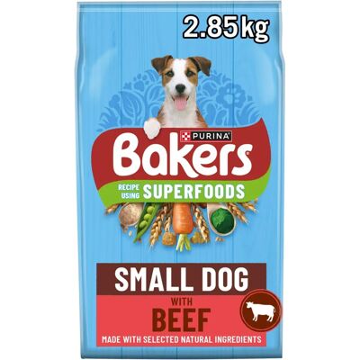 Bakers Small Dog Beef Vegetables - Dog Food 2.85kg Bakers Small Dog Beef Vegetables - Dog Food 2.85kg