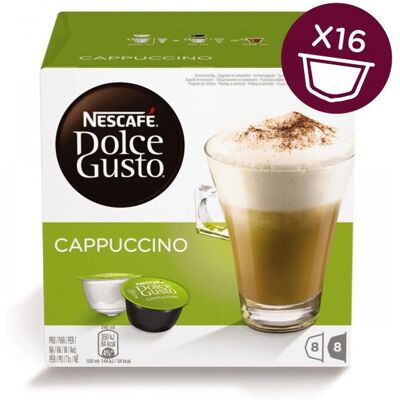 Nestle NESCAFÉ Dolce Gusto Cappuccino Kaffee - 16 Stück Nestle NESCAFÉ Dolce Gusto Cappuccino Kaffee - 16 Stück