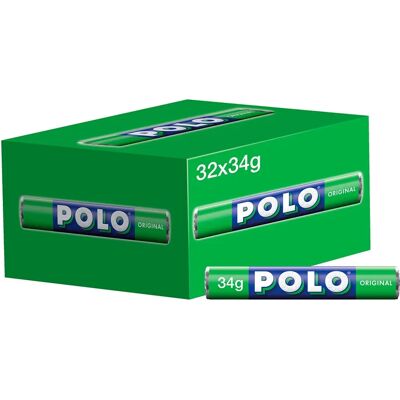 Nestle Polo Mint - Mints - Original - 32 Rolls Nestle Polo Mint - Mints - Original - 32 Rolls