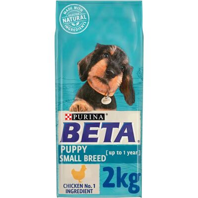 Beta Small Breed Puppy Chicken Dry Dog Food - 2kg Beta Small Breed Puppy Chicken Dry Dog Food - 2kg