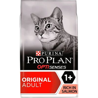 Purina Pro Plan OptiSenses Original Voksen laks - 3 kg Purina Pro Plan OptiSenses Original Voksen laks - 3 kg