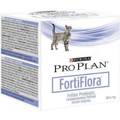 Purina PRO PLAN FortiFlora Probiotisches Ergänzungsfutter für Katzen - För Digestiv & Immunhälsa Purina PRO PLAN FortiFlora Probiotisches Ergänzungsfutter für Katzen - För Digestiv & Immunhälsa