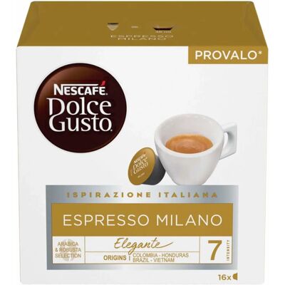 Capsules Nestlé Dolce Gusto Espresso Milano (16 pcs) - Publicité Capsules Nestlé Dolce Gusto Espresso Milano (16 pcs) - Publicité