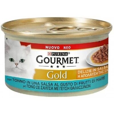 Purina - Delizie Gourmet Gold in Salsa di Tonno per Gatti 85g Purina - Delizie Gourmet Gold in Salsa di Tonno per Gatti 85g