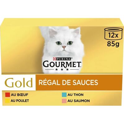 Gourmet Gold Strips Juteux - Nourriture pour Chats 24 x 85g Gourmet Gold Strips Juteux - Nourriture pour Chats 24 x 85g