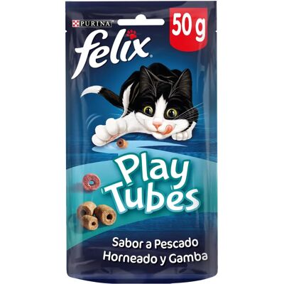 Purina Felix Play Tubes Pesce e Gamberi al Forno - Snack per Gatti Purina Felix Play Tubes Pesce e Gamberi al Forno - Snack per Gatti