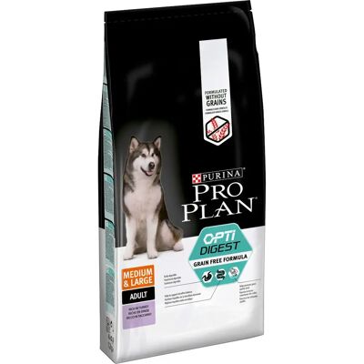 Purina Pro Plan OptiDigest Getreidefrei Medium & Large Erwachsene Sensible Verdauung Pute - 12kg Purina Pro Plan OptiDigest Getreidefrei Medium & Large Erwachsene Sensible Verdauung Pute - 12kg