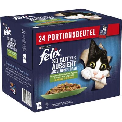 Felix Katzenfutter - Verschiedene Geschmacksrichtungen, Hochwertige Zutaten - 85g Felix Katzenfutter - Verschiedene Geschmacksrichtungen, Hochwertige Zutaten - 85g