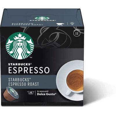 Starbucks Espresso Roast Coffee - Dark roast - 12 capsules Starbucks Espresso Roast Coffee - Dark roast - 12 capsules
