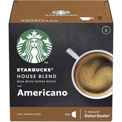 Starbucks House Blend Americano - Coffee Capsules Starbucks House Blend Americano - Coffee Capsules