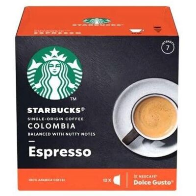 Capsules Espresso Colombie Starbucks - Dolce Gusto - 72 pcs - Publicité Capsules Espresso Colombie Starbucks - Dolce Gusto - 72 pcs - Publicité