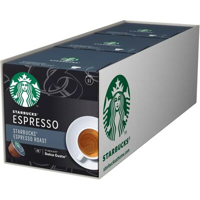 NESCAFÉ Dolce Gusto Starbucks Espresso Roast Coffee Capsules - 3 x 12 pcs NESCAFÉ Dolce Gusto Starbucks Espresso Roast Coffee Capsules - 3 x 12 pcs