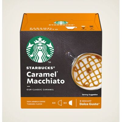 Nescafé Dolce Gusto Starbucks Caramel Macchiato 12 Kapseln (6 Portionen) Nescafé Dolce Gusto Starbucks Caramel Macchiato 12 Kapseln (6 Portionen)