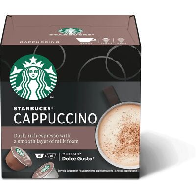 Capsules de Café Cappuccino Starbucks - 12 pcs - Publicité Capsules de Café Cappuccino Starbucks - 12 pcs - Publicité