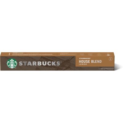 Capsules Starbucks House Blend Lungo - Capsules de café (10 portions) - Publicité Capsules Starbucks House Blend Lungo - Capsules de café (10 portions) - Publicité