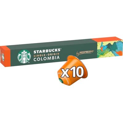 Capsules Starbucks Nespresso Colombie - 10 Pcs. Publicité Capsules Starbucks Nespresso Colombie - 10 Pcs. Publicité