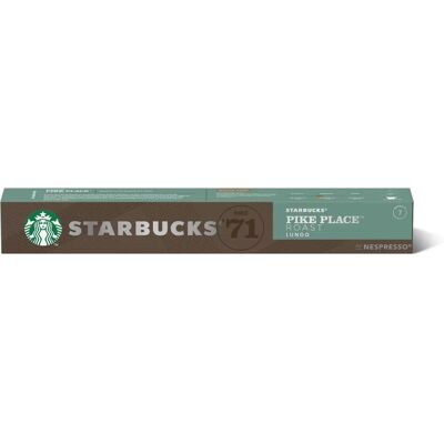 Café Arabica à torréfaction moyenne Pike Place - Capsules de Café Starbucks - Publicité Café Arabica à torréfaction moyenne Pike Place - Capsules de Café Starbucks - Publicité