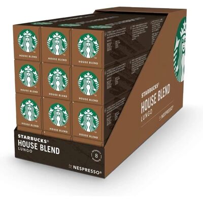 Starbucks House Blend Lungo - Koffiecapsules - 10 stuks Starbucks House Blend Lungo - Koffiecapsules - 10 stuks