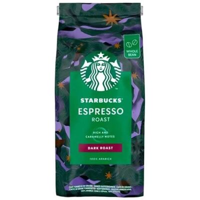 Starbucks Dark Espresso Roast - 450g - Couleurs Variées - Grains d'Espresso - Publicité Starbucks Dark Espresso Roast - 450g - Couleurs Variées - Grains d'Espresso - Publicité