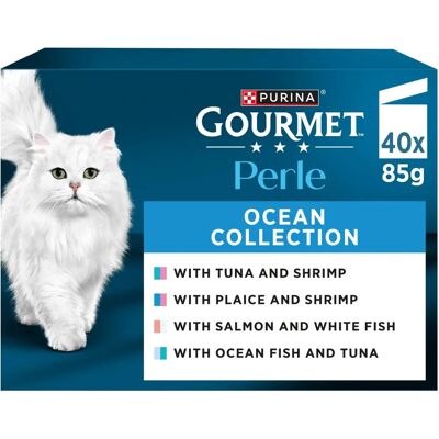 Purina Gourmet Perle Ocean 40x85g Cat Food Purina Gourmet Perle Ocean 40x85g Cat Food