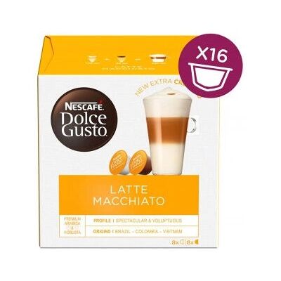 Nescafe Dolce Gusto Latte Macchiato Kapseln - 16 Stück Nescafe Dolce Gusto Latte Macchiato Kapseln - 16 Stück