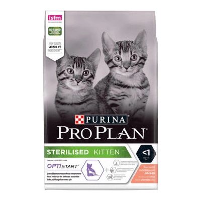 Purina Pro Plan Sterilised Kitten mit Lachs - Trockennahrung Purina Pro Plan Sterilised Kitten mit Lachs - Trockennahrung