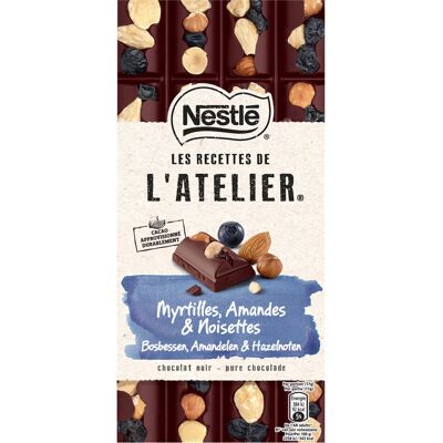 Nestlé - L'Atelier 7613037985085 - Blueberries - Hazelnuts - Chocolate bar - Publicité Nestlé - L'Atelier 7613037985085 - Blueberries - Hazelnuts - Chocolate bar - Publicité