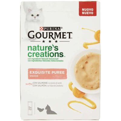 Purea di Salmone Gourmet Nature's Creations - Cibo per gatti Purea di Salmone Gourmet Nature's Creations - Cibo per gatti