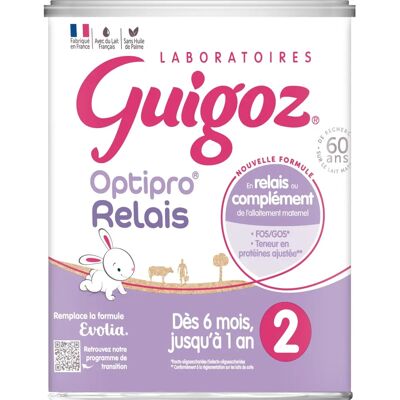 Guigoz Evolia 2 A2 dès 1 an (800g) - Publicité Guigoz Evolia 2 A2 dès 1 an (800g) - Publicité