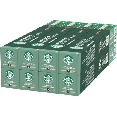Starbucks Pike Place Roast Nespresso Coffee Pods - 8 x 10 Capsules Starbucks Pike Place Roast Nespresso Coffee Pods - 8 x 10 Capsules