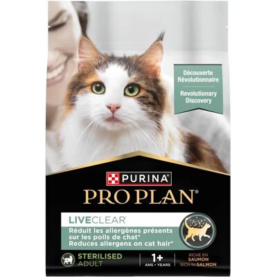 Pro Plan LiveClear Karma dla Kotów - Łosoś Sterylizowany Dorosły Pro Plan LiveClear Karma dla Kotów - Łosoś Sterylizowany Dorosły