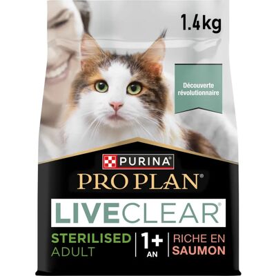 Purina Pro Plan LiveClear Sterilised Adult – Łosoś - Sucha karma dla kotów Purina Pro Plan LiveClear Sterilised Adult – Łosoś - Sucha karma dla kotów
