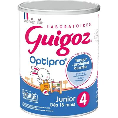 Lait de Croissance Guigoz Optipro à partir de 18 Mois (900g) - Publicité Lait de Croissance Guigoz Optipro à partir de 18 Mois (900g) - Publicité