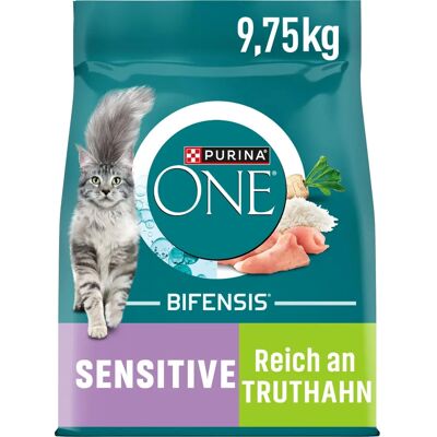 Purina ONE - Nourriture sensible pour chats à la dinde - Nutrition équilibrée Purina ONE - Nourriture sensible pour chats à la dinde - Nutrition équilibrée