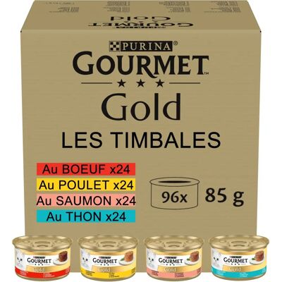 Gourmet Gold Katzenfutter - Vielfachpack - 96x85g Gourmet Gold Katzenfutter - Vielfachpack - 96x85g