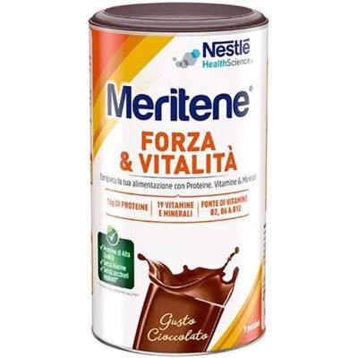 Nestlé Meritene Polvere Cioccolato - Integratore Energia e Vitalità Nestlé Meritene Polvere Cioccolato - Integratore Energia e Vitalità