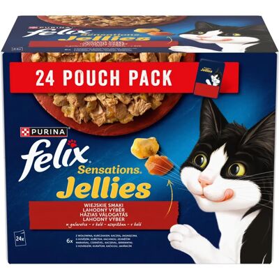 Felix Sensations Maaseudun maut Geleessä - Kissanruoka Felix Sensations Maaseudun maut Geleessä - Kissanruoka
