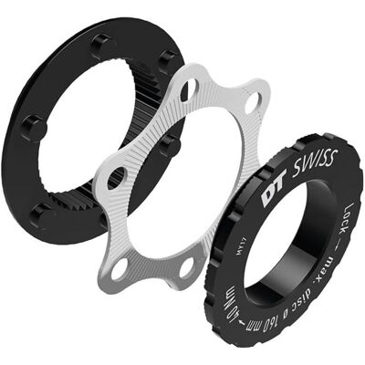 DT Swiss Centre Lock Adapter - Black - Bike Disc Brake Adapter DT Swiss Centre Lock Adapter - Black - Bike Disc Brake Adapter