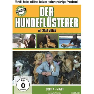Cesar Millan DVD-Set - Hundeversteher Staffel 4 - 5 DVDs - Keine Altersbeschränkung Cesar Millan DVD-Set - Hundeversteher Staffel 4 - 5 DVDs - Keine Altersbeschränkung